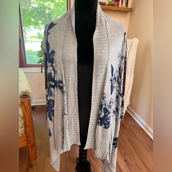 Desigual open cardigan with sequin detail, size M - Picture 4 of 6